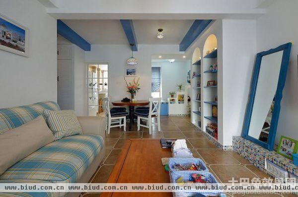 地中海风格一居室装修设计图片欣赏
