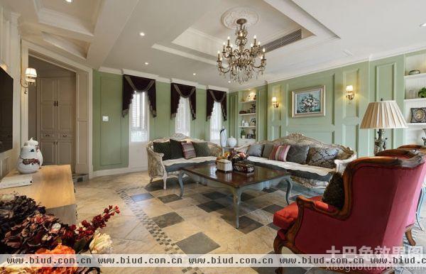 古典欧式风格两室两厅装修图大全2014图片