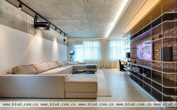 日式装修客厅电视背景墙效果图欣赏