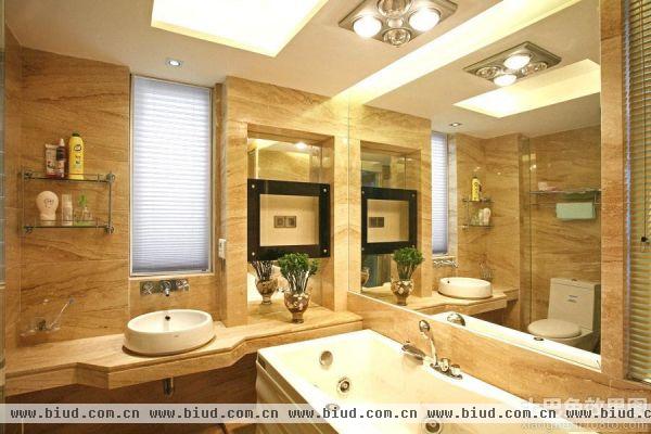 欧式家庭浴室装修效果图片