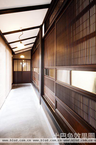 日式别墅走廊装修图片