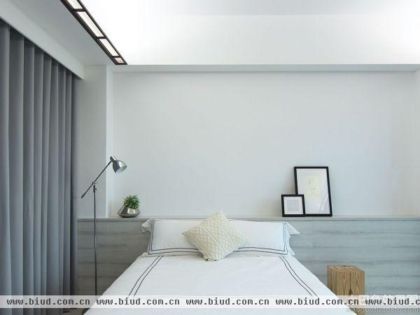 现代卧室设计窗帘图片