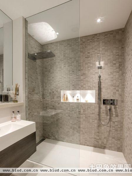 北欧装修2平米卫生间淋浴房图片欣赏