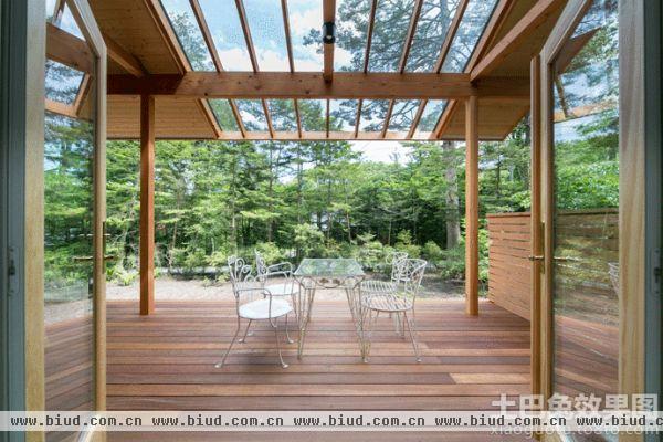 日式家装天窗阳台装修效果图