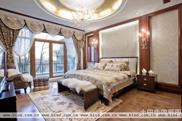 美式家居风格20平米卧室装修效果图