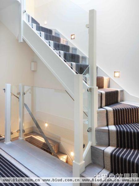 北欧时尚楼梯装修效果图欣赏