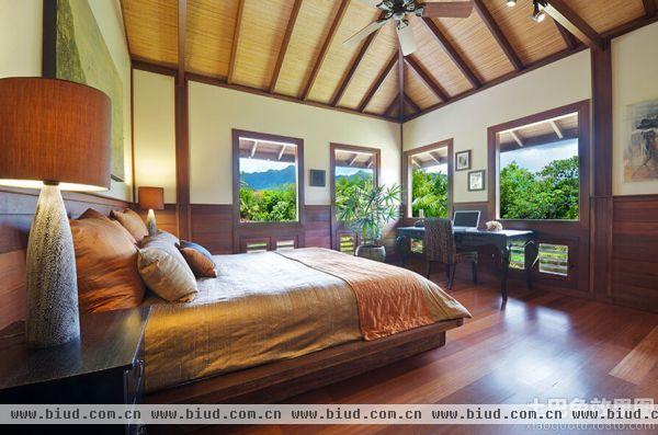 东南亚风格家装阳光卧室效果图