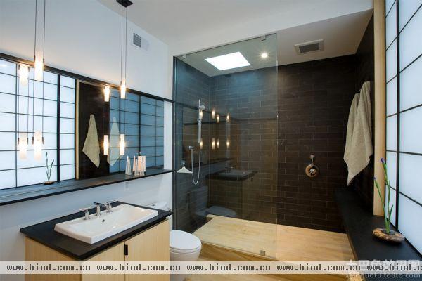 日式风格复式家居浴室卫生间装修图片