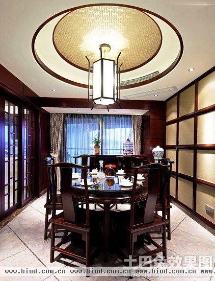 中式风格装修设计豪华餐厅图片大全