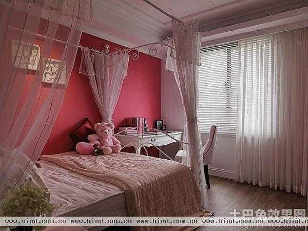 家庭设计粉色卧室效果图大全