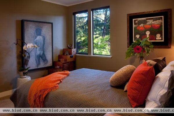 美式乡村别墅时尚创意小卧室装修效果图