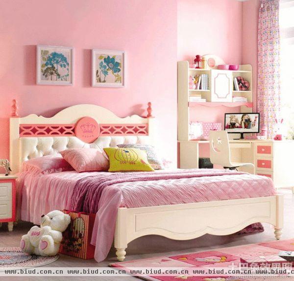 家装粉色儿童房装修效果图欣赏