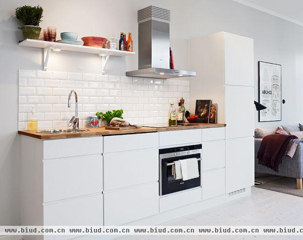 39平方米单身公寓厨房装修效果图大全2012图片