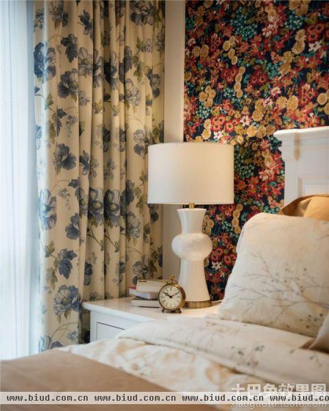 家庭设计卧室窗帘效果图大全欣赏