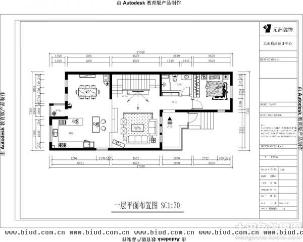 平面户型设计图 - 元洲装饰