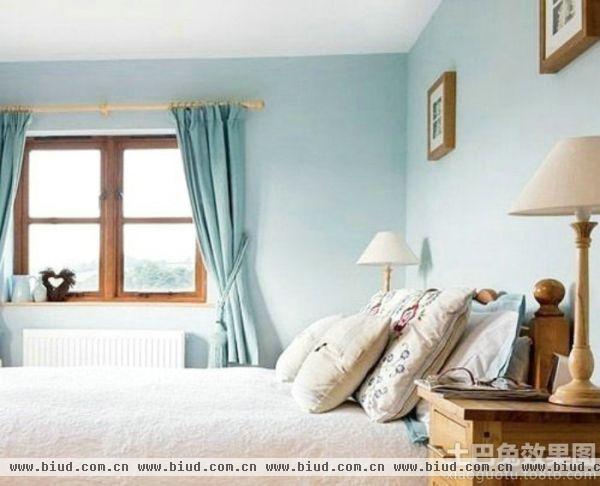 家装修设计卧室窗帘图片
