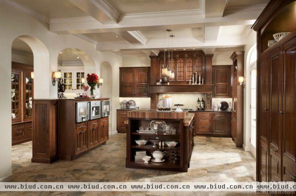 美式装修设计室内厨房图片欣赏大全