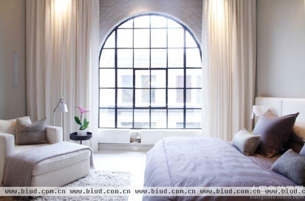 北欧设计装修卧室窗帘效果图