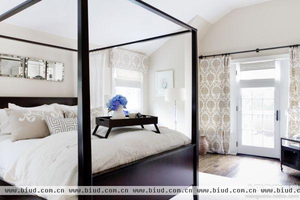 简约现代设计时尚卧室窗帘图片
