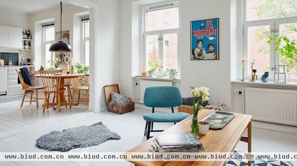 瑞典73平米复古风公寓