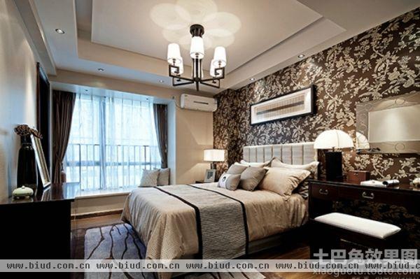 中式家庭设计卧室效果图欣赏大全