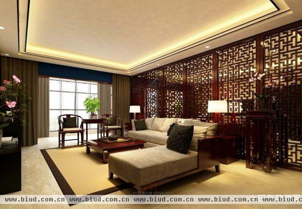 中式家装设计客厅效果图大全