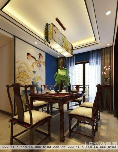 中式家装设计餐厅图片欣赏