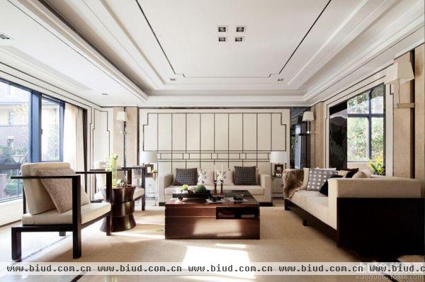 日式新古典风格客厅设计效果图大全
