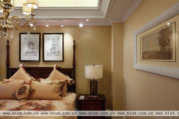 美式新古典风格卧室床头灯具图片