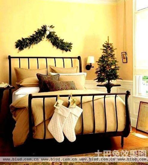 现代风格卧室圣诞装饰图片欣赏