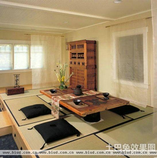 家装设计日式客厅榻榻米效果图
