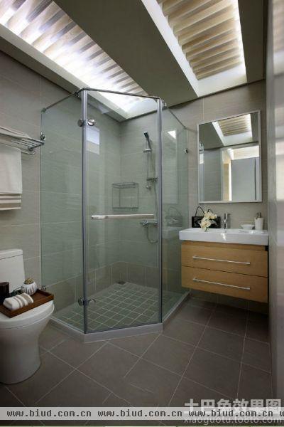 最新简约风格浴室卫生间装修图片欣赏