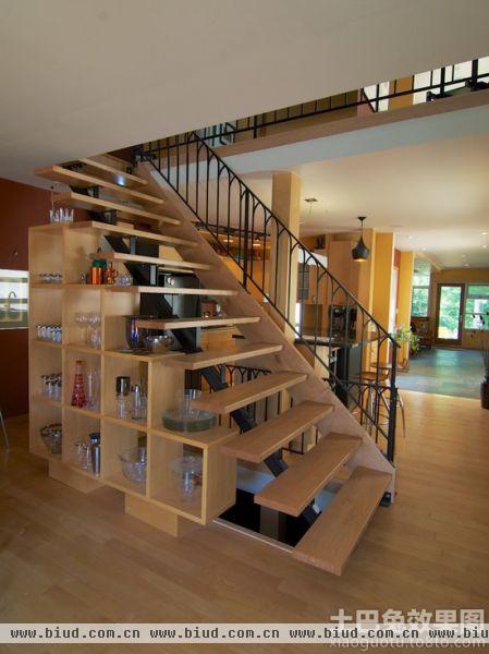 现代设计室内楼梯效果图大全
