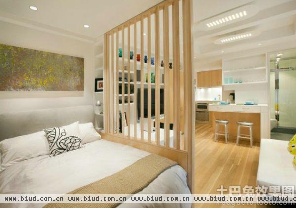 现代家装卧室隔断设计图片