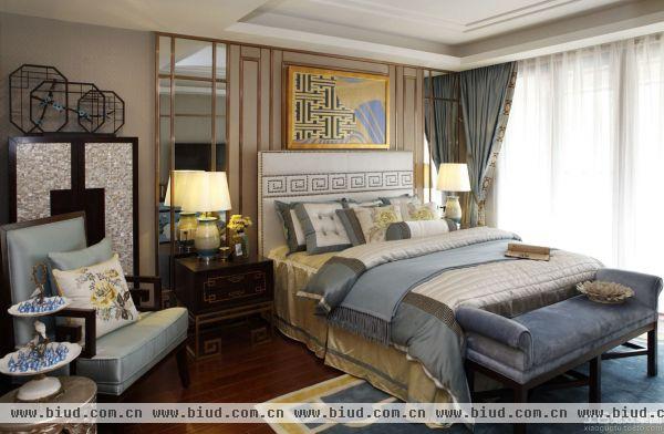 新中式风格大卧室装修图片欣赏