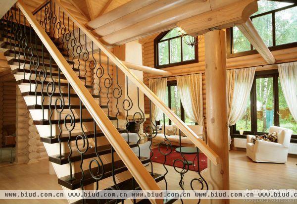现代家庭设计楼梯图片大全2014