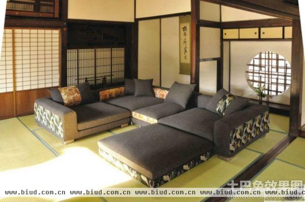 家装日式客厅榻榻米设计效果图