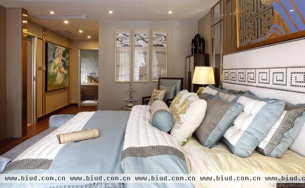 新中式家居卧室装饰图片欣赏