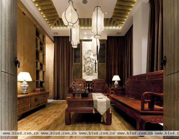 中式风格小客厅设计图片欣赏