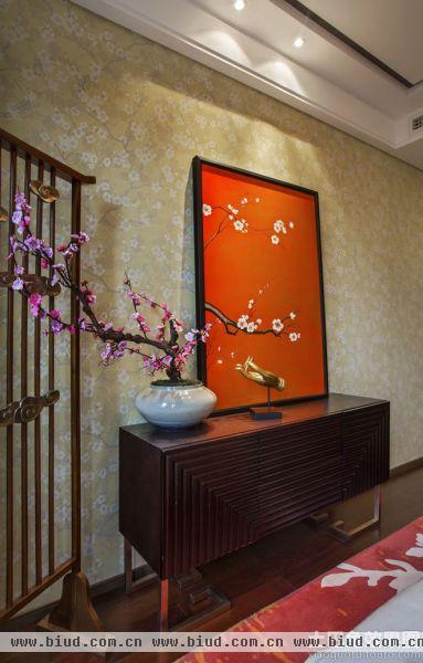 中式风格室内实木柜子设计