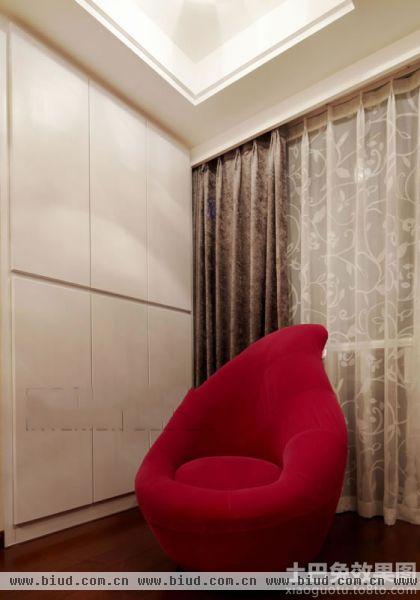 现代简约设计室内窗帘效果图欣赏