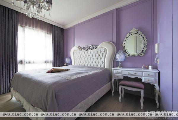 欧式风格紫色儿童房装修效果图
