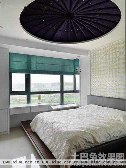 日式家装设计卧室吊顶图片