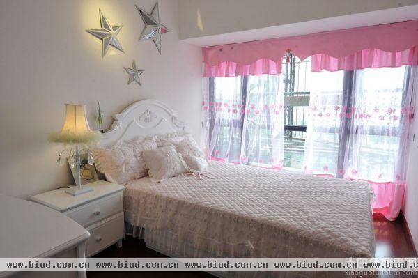 田园设计粉色卧室效果图