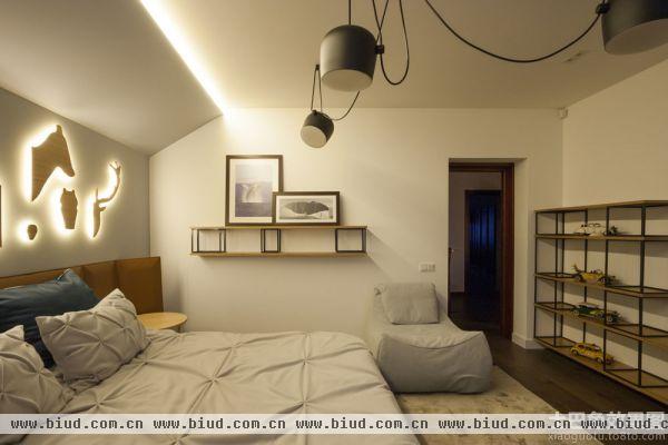 现代家庭设计室内卧室效果图