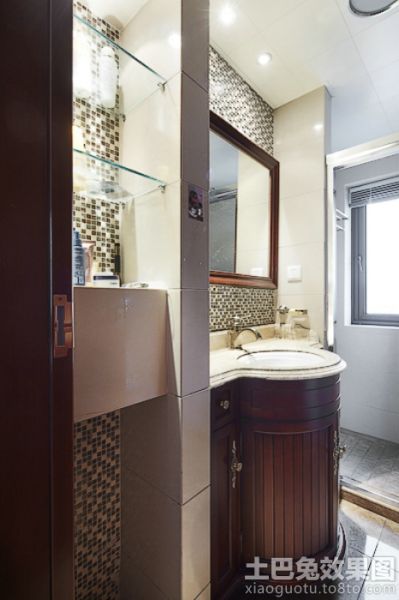 美式家装设计2平米卫生间图片