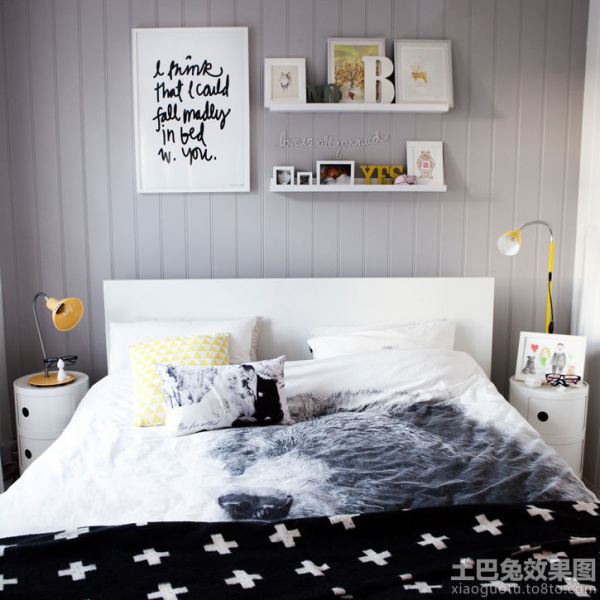 北欧设计卧室图片2014