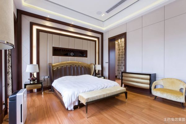 萧氏设计-上海绿城玫瑰园卧室