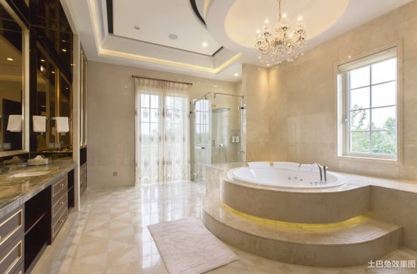 萧氏设计-上海绿城玫瑰园浴室