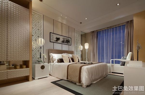 中式时尚卧室设计图